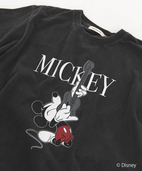 KBF（ケイビーエフ）の「GOOD ROCK SPEED / MickeyMouse / T-shirts（Tシャツ/カットソー・レディース・CHARCOAL・Free）」の2枚目の写真