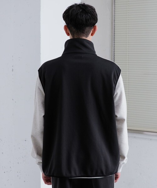 SENSE OF PLACE by URBAN RESEARCH（センスオブプレイスバイアーバンリサーチ）の「トラックジャージラインベスト（ベスト・メンズ・BLACK/BROWN・M/L）」の7枚目の写真