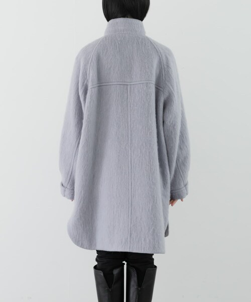 URBAN RESEARCH(アーバンリサーチ)の「バルカラーシャギーコート(テーラードジャケット・レディース・BEIGE/L.BLUE・FREE)」の17枚目の写真