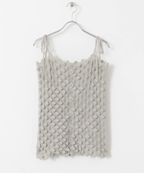 URBAN RESEARCH DOORS(アーバンリサーチドアーズ)の「OPEN SESAME CLUB durian camisole(キャミソール・レディース・BLACK/GRAY・one)」の6枚目の写真