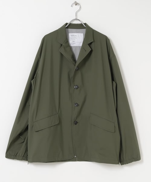 URBAN RESEARCH(アーバンリサーチ)の「UNTRACE 3 Layer Lapeled Work Jacket(テーラードジャケット・メンズ・DARK NAVY/OLIVE・1/2)」の1枚目の写真