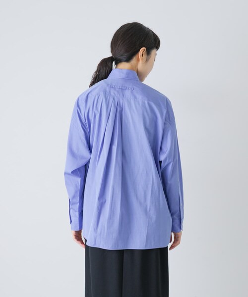 かぐれ（カグレ）の「TICCA　スクエアビッグシャツ（シャツ/ブラウス・レディース・BLACK ST/BLUE・1）」の18枚目の写真