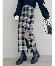 EMODA | スーパーハイウエストスリットスカート(スカート)