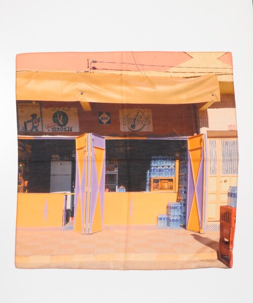 URBAN RESEARCH(アーバンリサーチ)の「LY POSTCARD SCARF(バンダナ/スカーフ・レディース・CAMEL/SHOP/MOSAIC/HOTEL・-)」の8枚目の写真