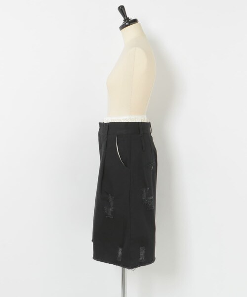 neith.tokyo Twill Lingerie Half Pants