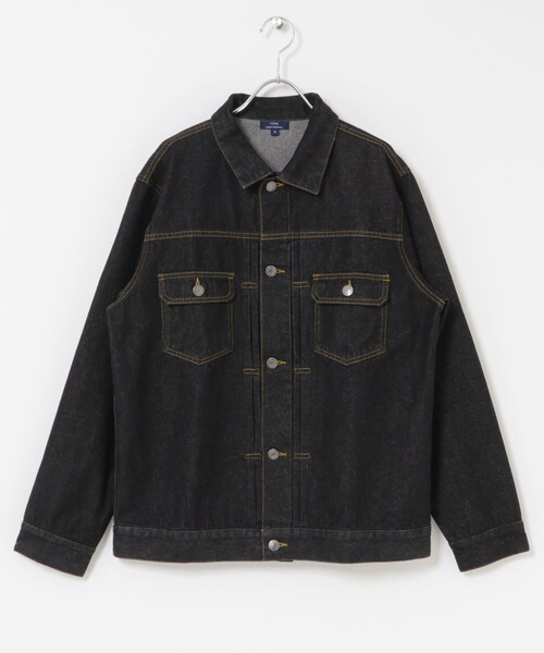 ITEMS URBANRESEARCH（アイテムズ アーバンリサーチ）の「DENIM JACKET TYPE 2nd（デニムジャケット・メンズ・BLK/IDG BLU/BLU・M/L）」の12枚目の写真