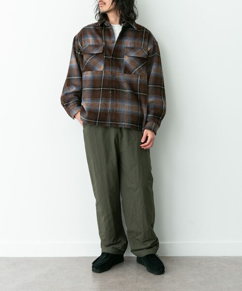 URBAN RESEARCH Sonny Label（アーバンリサーチサニーレーベル）の「キルティング中綿イージーパンツ（その他パンツ・メンズ・ブラック/カーキ・M/L）」の18枚目の写真