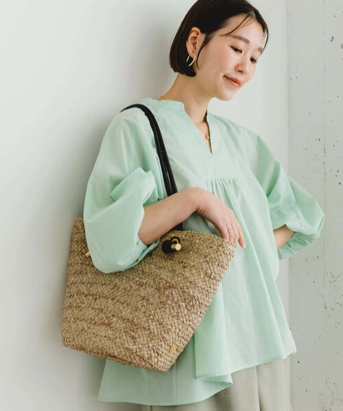 URBAN RESEARCH ROSSO（アーバンリサーチロッソ）の「『UR TECH』F by ROSSO　イージーリネンボリュームブラウス（シャツ/ブラウス・レディース・PINK/GRAY/MINT/NAVY/BLUE ST・FREE）」の21枚目の写真