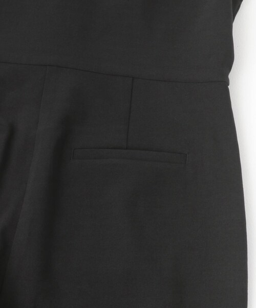 URBAN RESEARCH ROSSO(アーバンリサーチロッソ)の「『UR TECH DRYLUXE』F by ROSSO オープンカラーオールインワン(サロペット/オーバーオール・レディース・BLACK/BEIGE/MOCHA・34/36/38)」の13枚目の写真