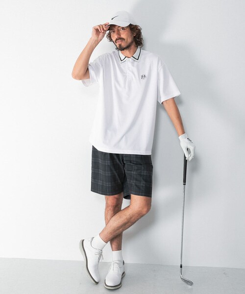 URBAN RESEARCH Sonny Label（アーバンリサーチサニーレーベル）の「OOPS　吸水速乾ラインポロシャツ（ポロシャツ・メンズ・OFF/NAVY・M/L/XL）」の10枚目の写真