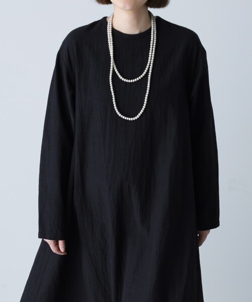 かぐれ（カグレ）の「CITRUS　GUDLI NECKLACE（ネックレス・レディース・Black/Ecru/L Grey・0）」の18枚目の写真