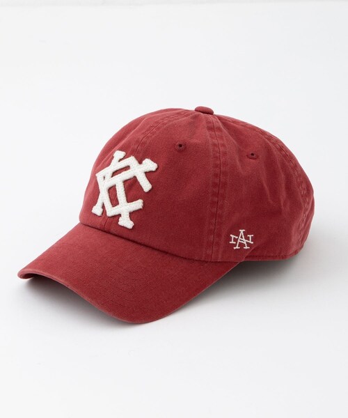 ADAM ET ROPE'(アダムエロペ)の「【AMERICAN NEEDLE】BASEBALL CAP(キャップ・レディース・ブラック/レッド・F)」の3枚目の写真