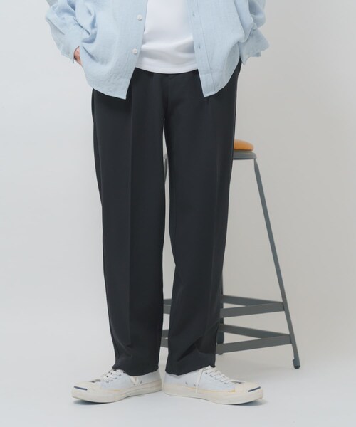 ITEMS URBANRESEARCH（アイテムズ アーバンリサーチ）の「Every Day TRテーパードスラックス（その他パンツ・メンズ・BEG/GRY/BLK/NVY・S/M/L）」の9枚目の写真