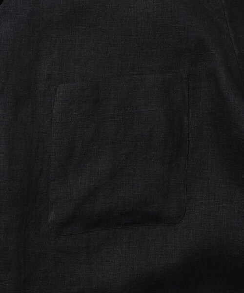 ADAM ET ROPE'(アダムエロペ)の「【MARKAWARE/マーカウェア】NEW OPEN COLLAR S/S SHIRT(シャツ/ブラウス・メンズ・ブラック・1/2/3)」の9枚目の写真