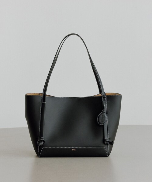 ROPE'（ロペ）の「【E'POR】KNOT BAG Large/A4対応・通勤・撥水・軽量・26AW新型（トートバッグ・レディース・ブラック/ダークブラウン・F）」の11枚目の写真