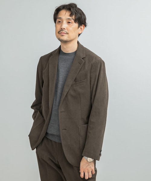 URBAN RESEARCH DOORS（アーバンリサーチドアーズ）の「LIFE STYLE TAILOR　コーデュロイコンフォータブルジャケット（その他アウター・メンズ・BLUE GRAY/OLIVE/BROWN・S/M/L/XL）」の3枚目の写真