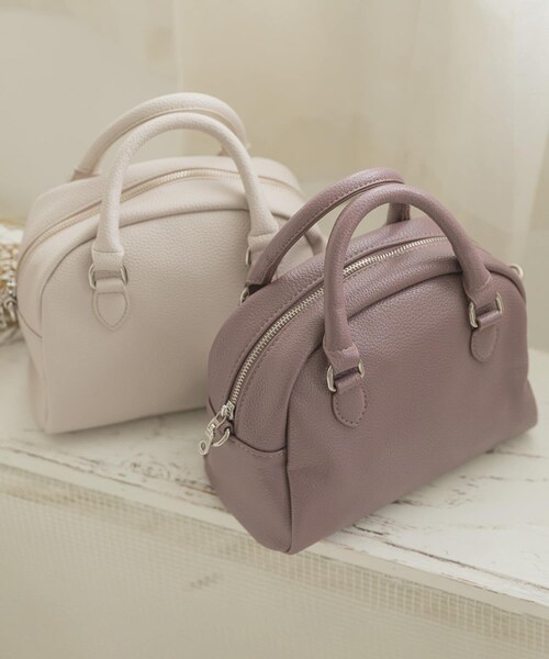 ITEMS URBANRESEARCH（アイテムズ アーバンリサーチ）の「ラウンドボストンバッグ（ボストンバッグ・レディース・BEG/NVY/PNK・-）」の22枚目の写真