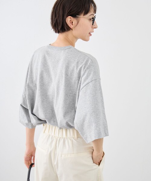 ROPE' PICNIC（ロペピクニック）の「【一部店舗限定】【Hanes × DODO JEAN】ビッグTシャツby THE DODO JEAN（Tシャツ/カットソー・レディース・ブラック/チャコール/ホワイト・F）」の17枚目の写真