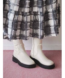 merry jenny | フリルトラックソールブーツ(ブーツ)