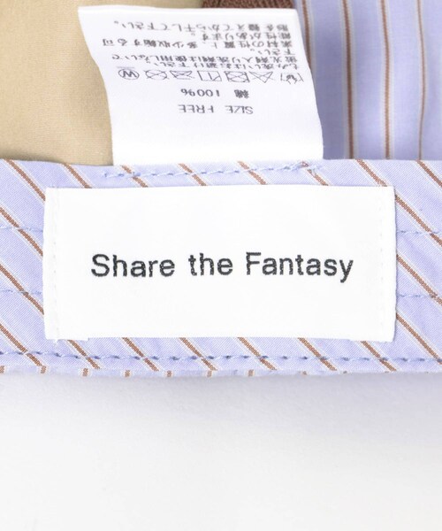 URBAN RESEARCH（アーバンリサーチ）の「Share the Fantasy　6 panel long brim cap（キャップ・メンズ・SAX×BROWN・FREE）」の10枚目の写真