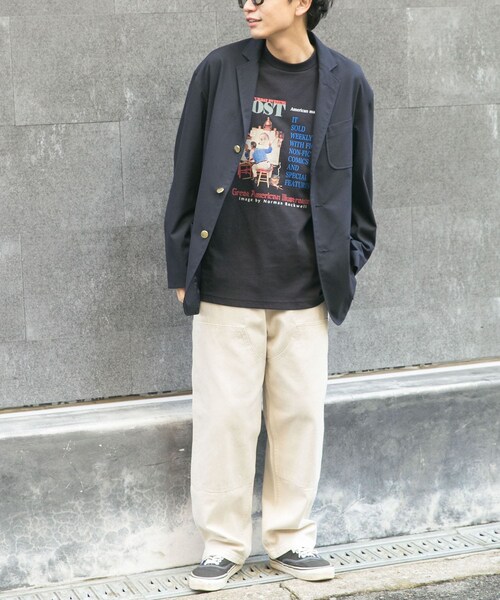 URBAN RESEARCH DOORS(アーバンリサーチドアーズ)の「FORK&SPOON キャリーマンテーラードジャケット(テーラードジャケット・メンズ・NAVY/CHARCOAL・4/5)」の17枚目の写真