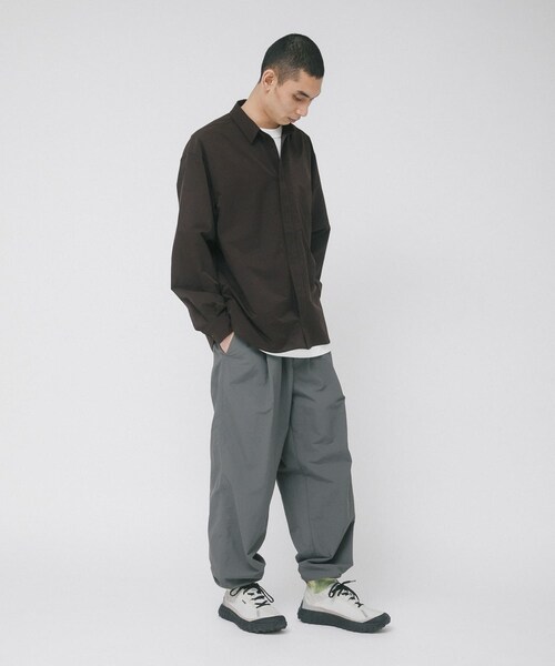 EKAL(エカル)の「『吸水速乾/通気性/軽量』DOT AIR LONG-SLEEVE SHIRTS(シャツ/ブラウス・メンズ・ネイビー/ブラウン/ブラック・M/L)」の21枚目の写真