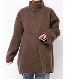 Ungrid（アングリッド）の「アルパカ混ミドル丈スタンドカラーコート