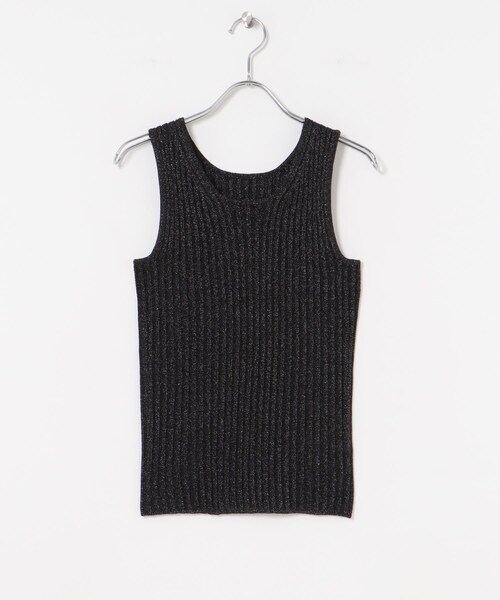 URBAN RESEARCH（アーバンリサーチ）の「ハイゲージラメタンクトップ（タンクトップ・レディース・BLACK系/BEIGE系/BLUE系・FREE）」の13枚目の写真