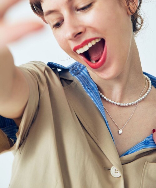 VIS（ビス）の「【Chocomoo】VIS別注レイヤードネックレス（ネックレス・レディース・ゴールド/シルバー・F）」の9枚目の写真