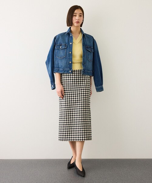 ROPE'（ロペ）の「ピンタックサマーノースリーブニット/イージーケア（ニット/セーター・レディース・ホワイト系/クリーム・F）」の12枚目の写真