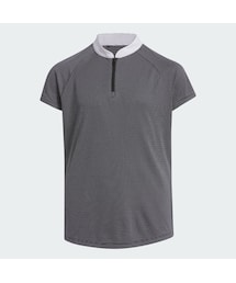 adidas（アディダス）の「【ゴルフ】GIRLS ハーフジップ 半袖シャツ（トップス・キッズ）」