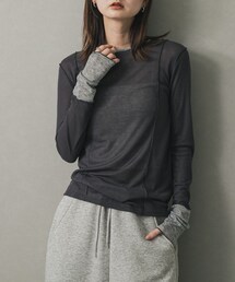 SENSE OF PLACE by URBAN RESEARCH | レイヤードメローTシャツ(Tシャツ/カットソー)