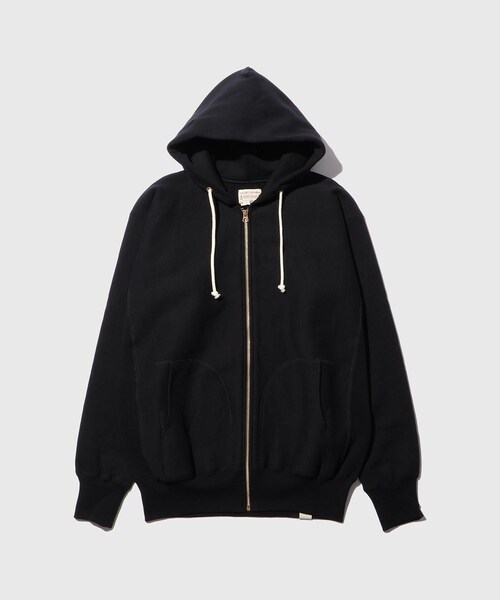 ADAM ET ROPE'(アダムエロペ)の「【BONCOURA/ボンクラ】フルZIPパーカー(パーカー・メンズ・ブラック/グレー・38/40)」の5枚目の写真