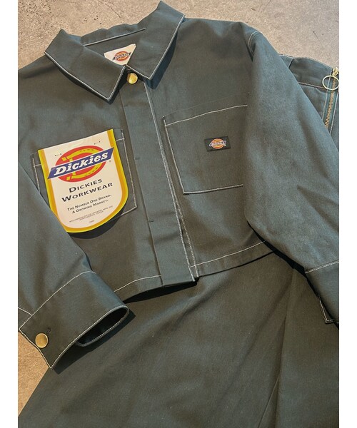 LAGUNAMOON（ラグナムーン）の「【別注Dickies】ショートワークジャケット（その他アウター・レディース・グリーン/ブラウン/ベージュ・F）」の4枚目の写真