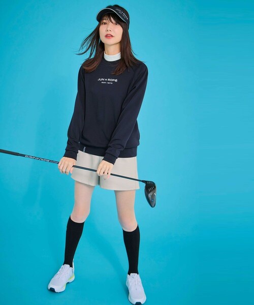 ROPE'（ロペ）の「レザーライクショートパンツ/Oggi掲載（その他パンツ・レディース・ブラック/ベージュ・L/M/S）」の10枚目の写真