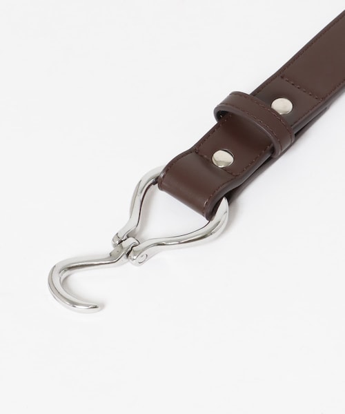 SENSE OF PLACE by URBAN RESEARCH（センスオブプレイスバイアーバンリサーチ）の「FLフックベルト30mm（ベルト・メンズ・BLK×BLK/BLK×SLV/BRN×SLV・one）」の10枚目の写真