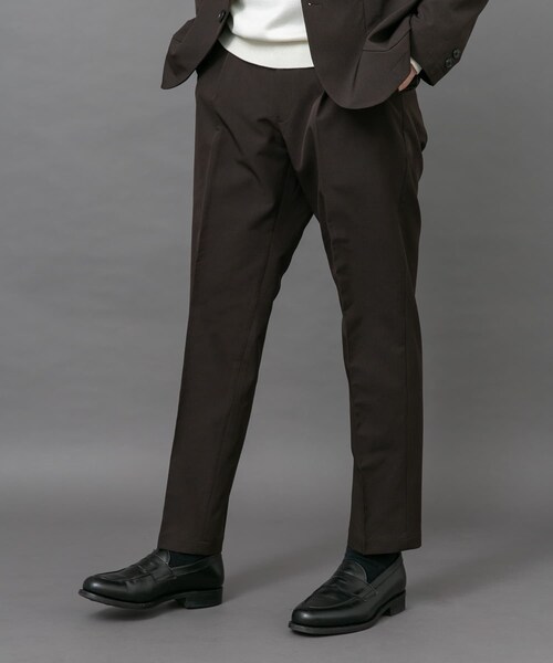URBAN RESEARCH DOORS（アーバンリサーチドアーズ）の「LIFE STYLE TAILOR　4WAYストレッチメランジパンツ（スラックス・メンズ・NAVY/BROWN/SAGE KHAKI・S/M/L/XL）」の7枚目の写真
