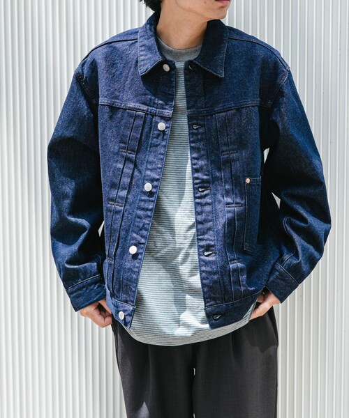 URBAN RESEARCH DOORS（アーバンリサーチドアーズ）の「FORK&SPOON　JFデニムジャケット（デニムジャケット・メンズ・ONEWASH/USED・4/5）」の3枚目の写真