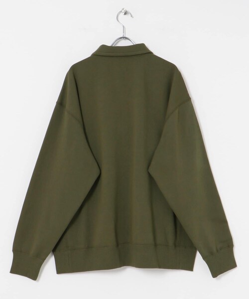 URBAN RESEARCH（アーバンリサーチ）の「ハーフZIPプルオーバー（スウェット・メンズ・NAVY/KHAKI・M/L）」の11枚目の写真