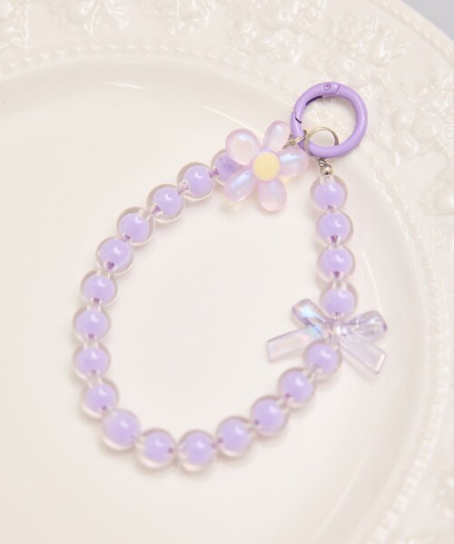 ROPE' PICNIC（ロペピクニック）の「ハンドストラップ（スマホグッズ・レディース・ライトグリーン/ターコイズ/ラベンダー/ピンク・F）」の10枚目の写真