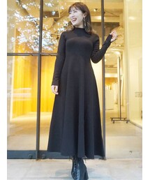 MERCURYDUO | ハイゲージハイネックニットワンピース(ワンピース)