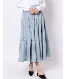 MERCURYDUO | スイッチングプリーツスカート(スカート)