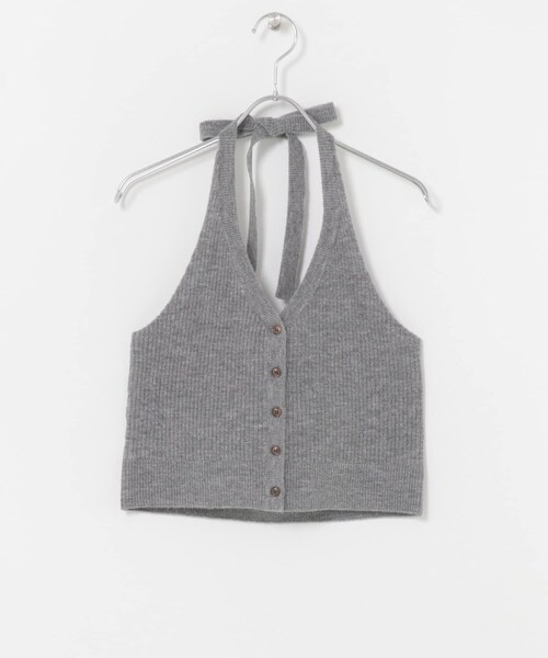 KBF（ケイビーエフ）の「2WAYニットビスチェ（その他トップス・レディース・RED/GRAY・One）」の11枚目の写真