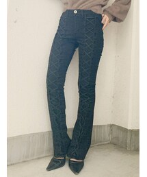 GYDA | センターレースアップフレアパンツ(その他パンツ)