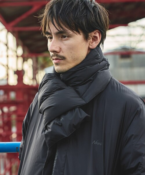 URBAN RESEARCH DOORS（アーバンリサーチドアーズ）の「『別注』NANGA×DOORS　DOWN MUFFLER（マフラー・メンズ・Dark Brown/Ivory/Silverblue/Mocha/New Black/Black・-）」の15枚目の写真