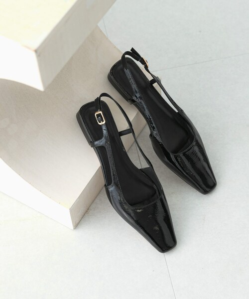 URBAN RESEARCH ROSSO（アーバンリサーチロッソ）の「Mollini　エナメルフラットシューズ（その他シューズ・レディース・BLACK/CHOC・36/37/38）」の3枚目の写真