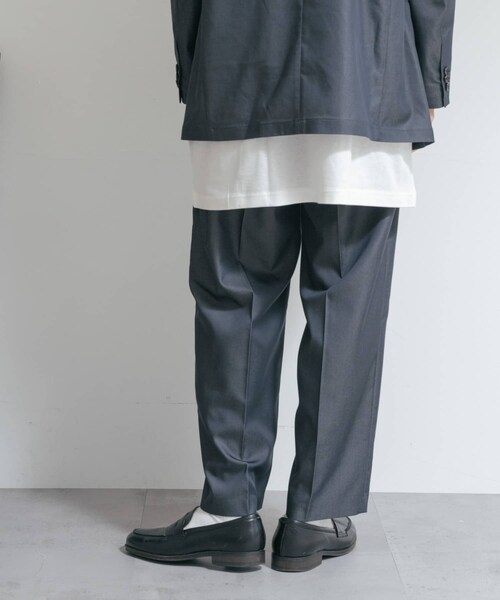 THE GOODLAND MARKET（ザグッドランドマーケット）の「『別注』MIDIUMISOLID×TGM　Center press pants（その他パンツ・レディース・C.Gray/Blue/l.Beige・one）」の9枚目の写真
