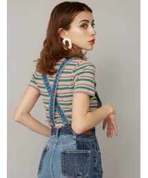 EVRIS | マルチボーダーTEE(Tシャツ/カットソー)