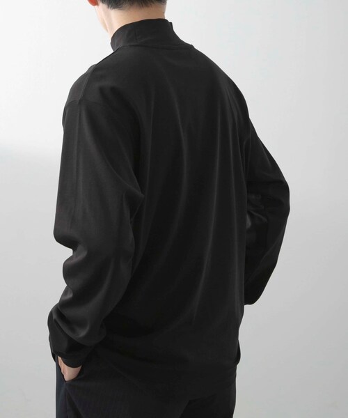 ITEMS URBANRESEARCH（アイテムズ アーバンリサーチ）の「Fine Cotton ハイネック カットソー（Tシャツ/カットソー・メンズ・WHT/BLK・M/L）」の14枚目の写真