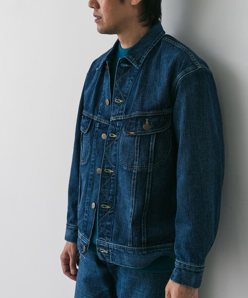 URBAN RESEARCH DOORS（アーバンリサーチドアーズ）の「『別注』Lee101×DOORS　JACKET（デニムジャケット・メンズ・DARK USED/RIGID/ONE WASH/LIGHT USED・38/40/42）」の6枚目の写真